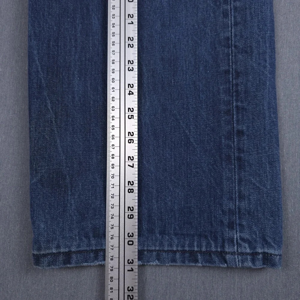 Vintage Levis 569 Baggy Jeans Mens 40x32 (Fits 38x31) Blue Loose Fit Flap Pocket
